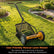 14 Inch Push Lawn Mower with 5 Steel Blades and Grass Catcher Bag