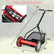 14 Inch Push Lawn Mower with 5 Steel Blades and Grass Catcher Bag