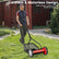 14 Inch Push Lawn Mower with 5 Steel Blades and Grass Catcher Bag