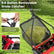 14 Inch Push Lawn Mower with 5 Steel Blades and Grass Catcher Bag