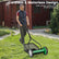 14 Inch Push Lawn Mower with 5 Steel Blades and Grass Catcher Bag
