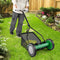 14 Inch Push Lawn Mower with 5 Steel Blades and Grass Catcher Bag