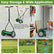 14 Inch Push Lawn Mower with 5 Steel Blades and Grass Catcher Bag