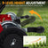 18 Inch Push Reel Lawn Mower 4-Position Adjustable with Removable Grass Catcher