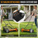 18 Inch Push Reel Lawn Mower 4-Position Adjustable with Removable Grass Catcher
