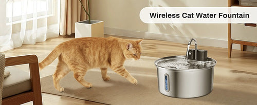 7L Stainless Steel Large Dog Water Dispenser