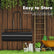 24 x 13 Inch Tow Lawn Roller Water Filled Metal Push Roller