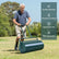24 x 13 Inch Tow Lawn Roller Water Filled Metal Push Roller