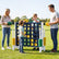 Jumbo 4-in-a-Row Game Set 3.5ft Tall Outdoor Lawn Game