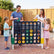 Jumbo 4-in-a-Row Game Set 3.5ft Tall Outdoor Lawn Game