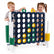 Jumbo 4-in-a-Row Game Set 3.5ft Tall Outdoor Lawn Game