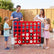 Jumbo 4-in-a-Row Game Set 3.5ft Tall Outdoor Lawn Game
