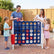 Jumbo 4-in-a-Row Game Set 3.5ft Tall Outdoor Lawn Game