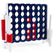 Jumbo 4-in-a-Row Game Set 3.5ft Tall Outdoor Lawn Game